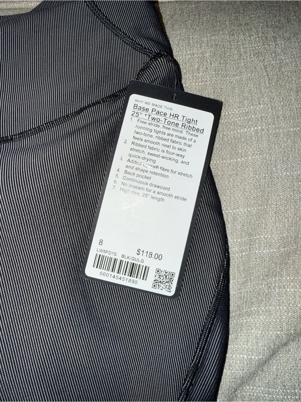 Lululemon Special Edition Leggings Size 8 NWT